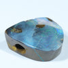 Natural Australian Solid Queensland Boulder Opal Side Drill Pendant