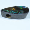 Natural Australian Boulder Opal Pendant  (18.5mm Length x 11.5mm  Width) Code - K21
