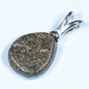 Australian Boulder Opal Silver Pendant with Silver Chain (12mm x 10mm) Code - Y215