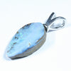 Australian Boulder Opal Silver Pendant with Silver Chain (16mm x 10mm) Code - Y208