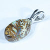 Australian Boulder Opal Silver Pendant with Silver Chain (11mm x 8mm) Code - Y235