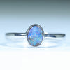Silver Opal Ring - Australian Opal Shop - 186 Brisbane Rd - Gold Coast