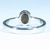 Australian Solid Boulder Opal Silver Ring - Size 6.5 Code CC464