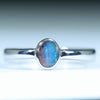 Silver Opal Ring - Australian Opal Shop - 186 Brisbane Rd - Gold Coast