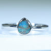 Silver Opal Ring - Australian Opal Shop - 186 Brisbane Rd - Gold Coast