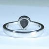 Australian Solid Boulder Opal Silver Ring - Size 6.75 Code CC433