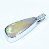 Australian Boulder Opal and Diamond White Gold Pendant (19mm x 8mm) Code - Z12