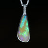 White Gold Opal Pendant - Australian Opal Shop - Gold Coast
