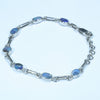 Australian Boulder Opal Silver Bracelet 16cm - 18.5cm Code  D07