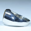 Natural Boulder Opal Matrix Mens Silver Ring - Size 14 Code - MR03