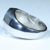 Natural Boulder Opal Matrix Mens Silver Ring - Size 14 Code - MR03