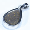 Australian Boulder Opal Silver Pendant with Silver Chain (17mm x 12mm) Code - Y281