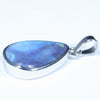 Australian Boulder Opal Silver Pendant with Silver Chain (17mm x 12mm) Code - Y281