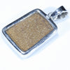 Australian Boulder Opal Silver Pendant with Silver Chain (18mm x 14mm) Code - Y274