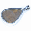 Australian Boulder Opal Silver Pendant with Silver Chain (24mm x 18mm) Code - Y283