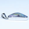 Australian Boulder Opal Silver Pendant with Silver Chain (21mm x 13mm) Code - Y273