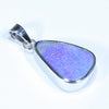 Australian Boulder Opal Silver Pendant with Silver Chain (17mm x 12mm) Code - Y285