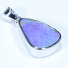 Australian Boulder Opal Silver Pendant with Silver Chain (17mm x 12mm) Code - Y285