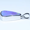 Australian Boulder Opal Silver Pendant with Silver Chain (17mm x 12mm) Code - Y285