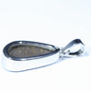 Australian Boulder Opal Silver Pendant with Silver Chain (16mm x 10mm) Code - Y279