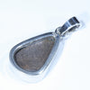 Australian Boulder Opal Silver Pendant with Silver Chain (15.5mm x 10mm) Code - Y286