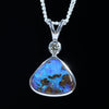 Silver Opal Pendant - Australian Opal Shop - 186 Brisbane Rd - Gold Coast - Qld