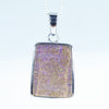Natural Australian Queensland Boulder Opal Silver Pendant