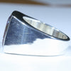 Natural Boulder Opal Matrix Mens Silver Ring - Size 14(Z+3) Code - MR46