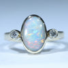 Opal Gold and Diamond Ring - Australian Opal Shop - 186 Brisbane Rd - Gold Coast