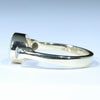 Coober Pedy Crystal Opal and Diamond Gold Ring - Size 7 US Code - T11