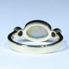 Coober Pedy Crystal Opal and Diamond Gold Ring - Size 7 US Code - T11