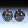 Gold Opal Studs - Australian Opal Shop - 186 Brisbane Rd - Gold Coast - Qld