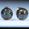 Gold Opal Matrix Studs - Australian Opal Shop - 186 Brisbane Rd - Gold Coast