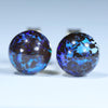 Gold Opal Matrix Studs - Australian Opal Shop - Gold Coast - Qld