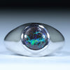 Silver Opal Men's Ring - Australian Opal Shop - Gold Coast - Qld