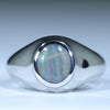 Silver Opal Men's Ring Australian Opal Shop - Gold Coast - Qld