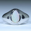 Silver Opal Men's Ring - Australian Opal Shop - Gold Coast - Qld
