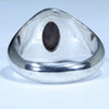 Natural Boulder Opal Mens Silver Ring - Size 10 Code - MR53