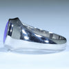 Natural Boulder Opal Mens Silver Ring - Size 10.5 Code - MR32