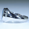 Natural Boulder Opal Mens Silver Ring - Size 10.75 Code - MR56