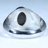 Natural Boulder Opal Mens Silver Ring - Size 10.75 Code - MR56