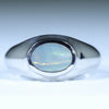 Natural Boulder Opal Mens Silver Ring - Size 12 Code - MR35