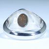 Natural Boulder Opal Matrix Mens Silver Ring - Size 12.5 Code - MR51