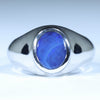Silver Opal Mend's Ring - Australian Opal Shop - Gold Coast - Qld