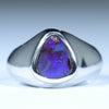 Silver Opal Men's Ring - Australian Opal Shop - Gold Coast - Qld