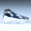 Natural Boulder Opal Mens Silver Ring - Size 8.5 Code - MR44
