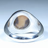 Natural Boulder Opal Mens Silver Ring - Size 14 Code - MR47