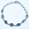 Silver Opal Bracelet - Australian Opal Shop - 186 Brisbane Rd - Gold Coast - Qld