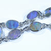 Australian Boulder Opal Silver Bracelet 15.5cm - 19.5cm Code  D30
