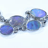 Opal Birthstone for October - Silver Opal Bracelet - Australian Opal Shop